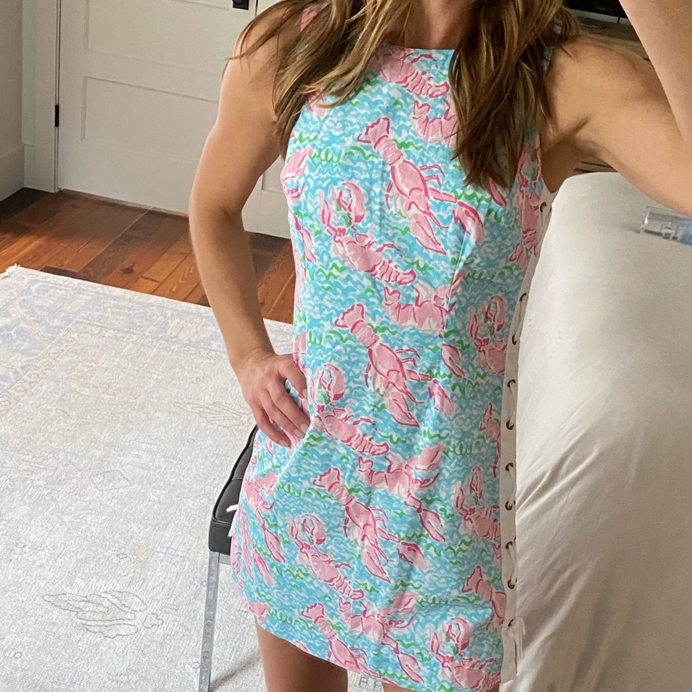 Lilly Pulitzer - Pretty Pink Lobster Print - Sz 2